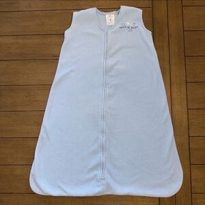 Halo Infant Toddler Fleece Sleep Sack Size L 12-18 Months Blue Wearable Blanket